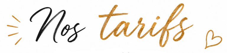 nos tarifs
